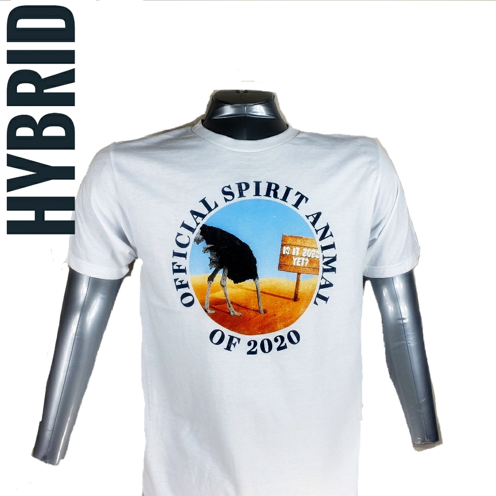 NWOT HYBRID MEN PRINT T-SHIRT SIZE SMALL NWOT